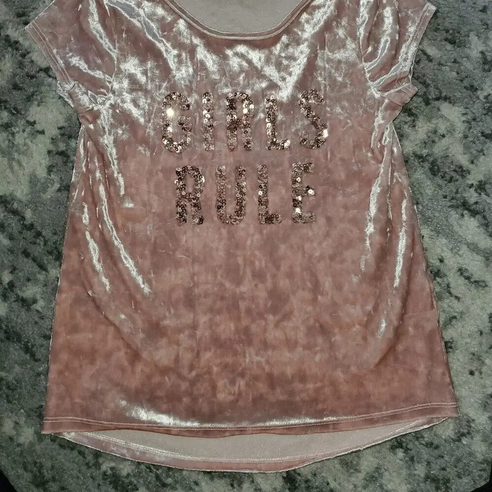 3 for 12 ||| Girls Rule Children's Place Top || Medium || EUC